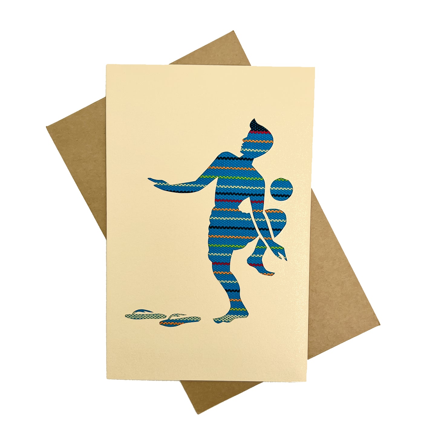 Greeting Card - Myanmar Life: Chin Lon