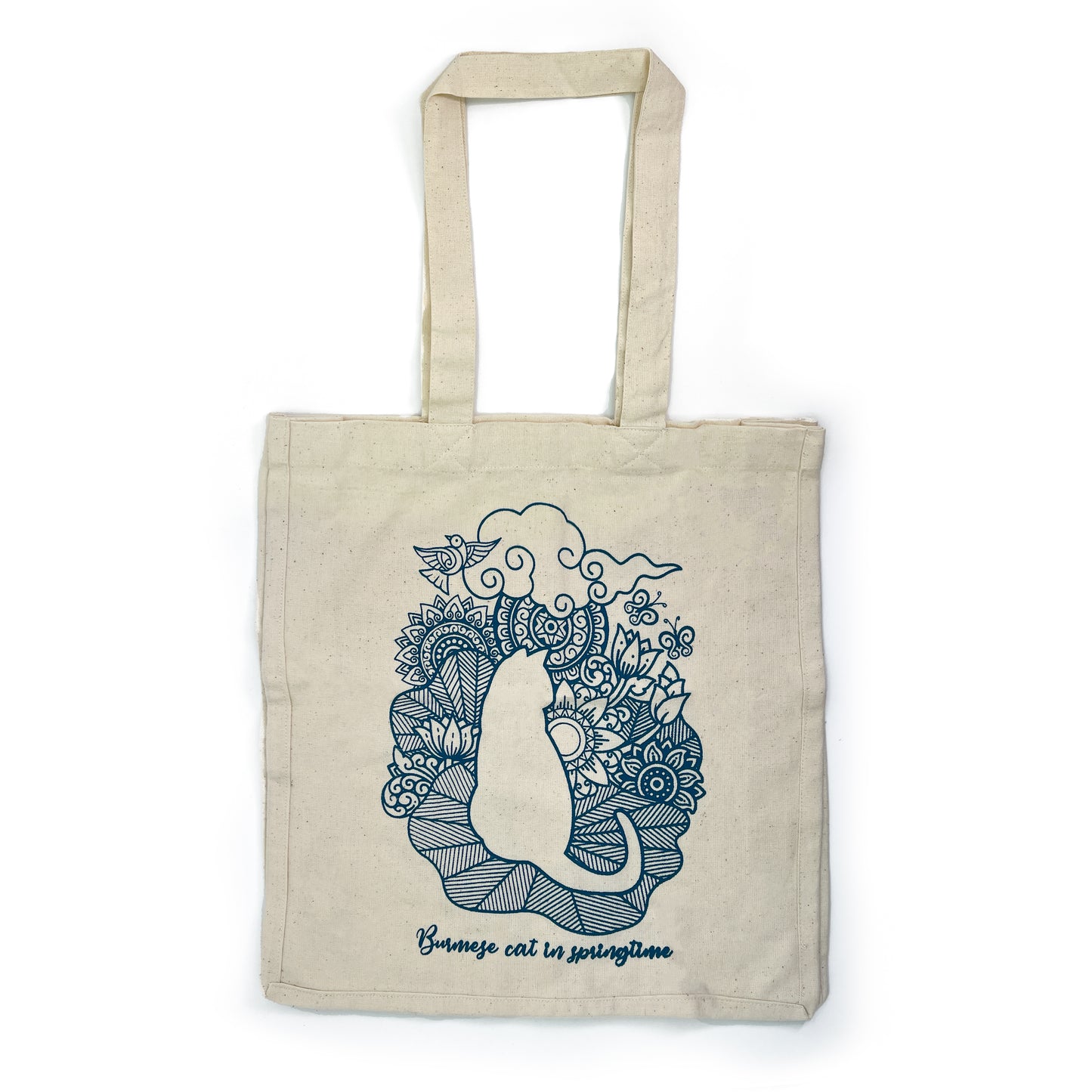 Tote Bag - Burmese Cat in Springtime