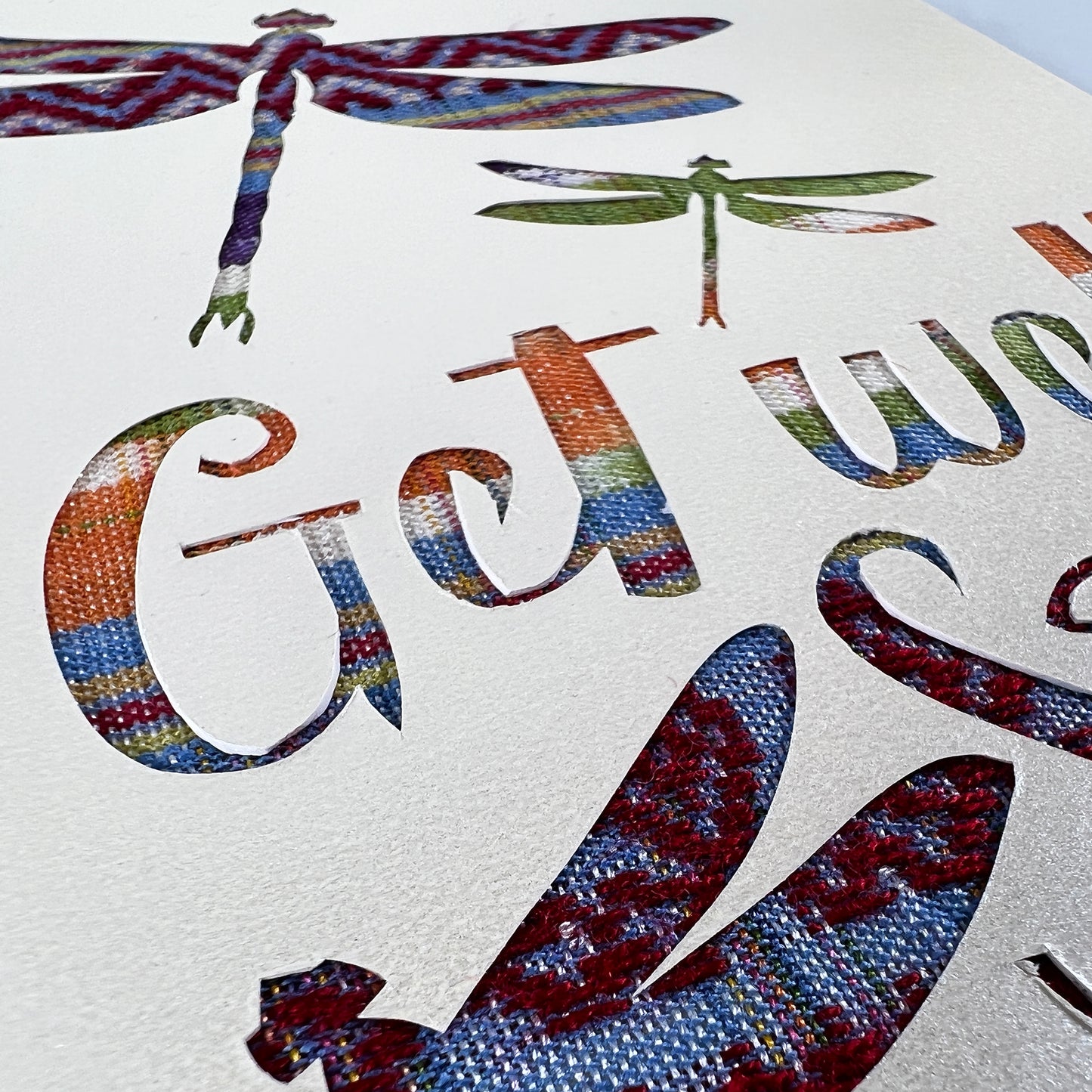 Greeting Card - Get Well Soon - Dragon Fly