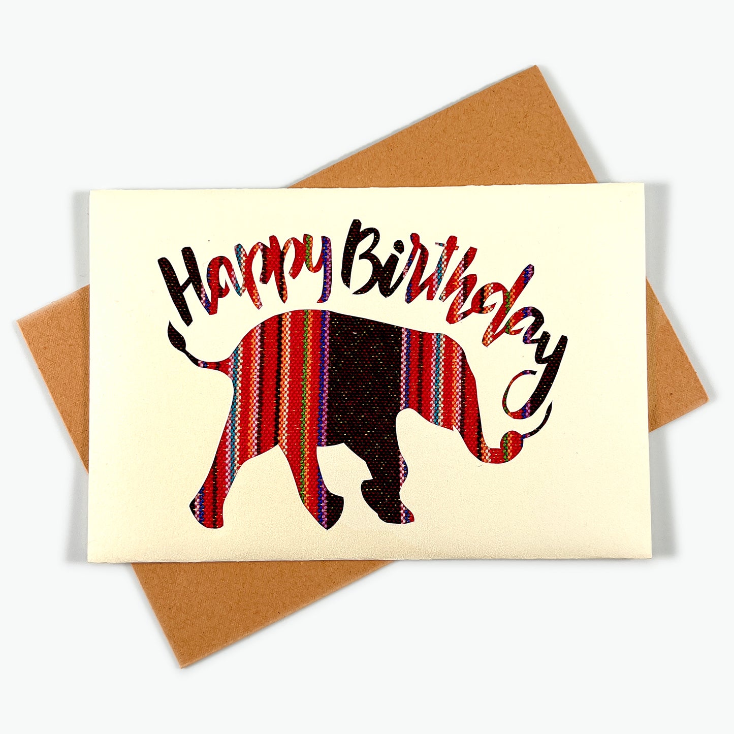 Birthday Card - Elephant