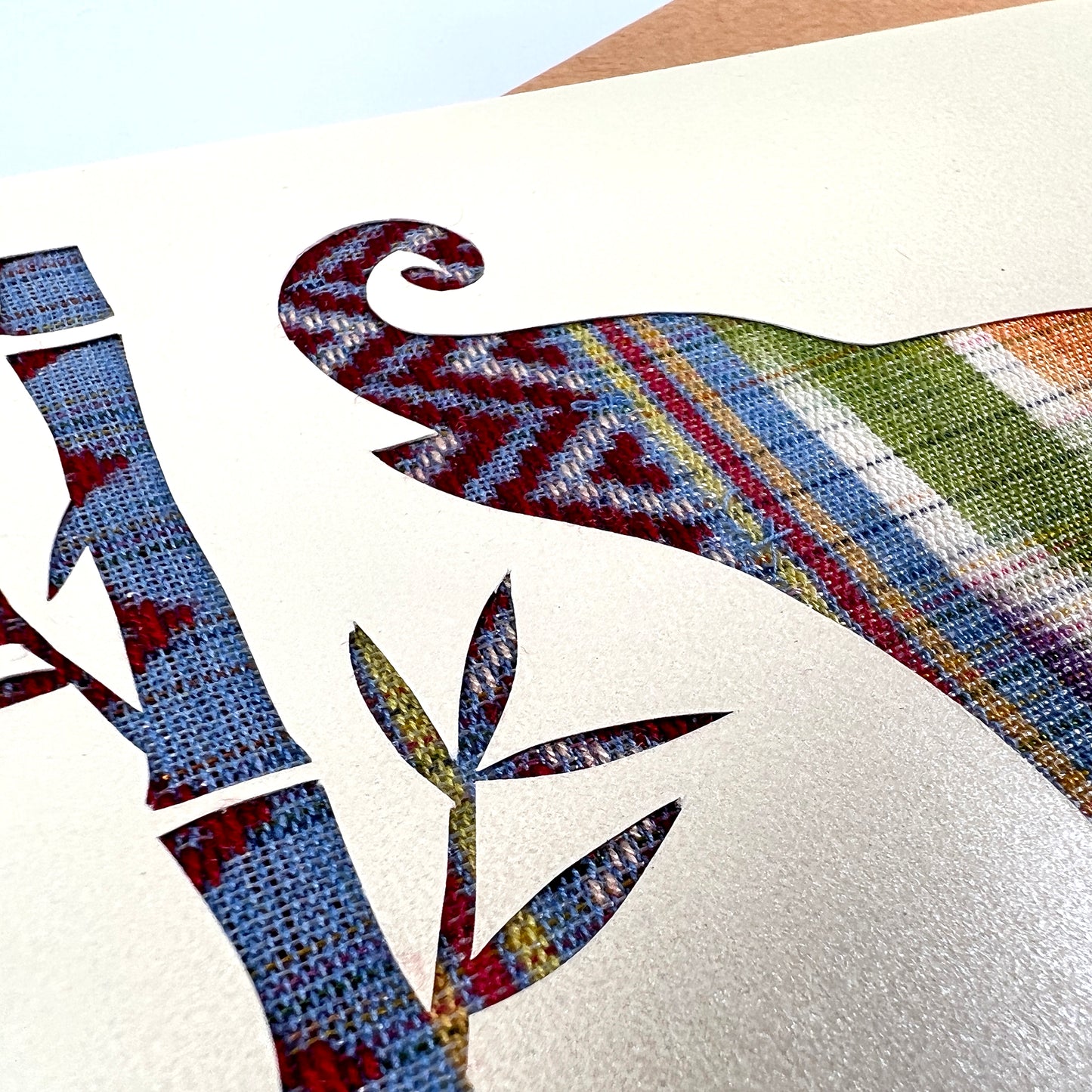 Greeting Card - Elephant in the Bamboo
