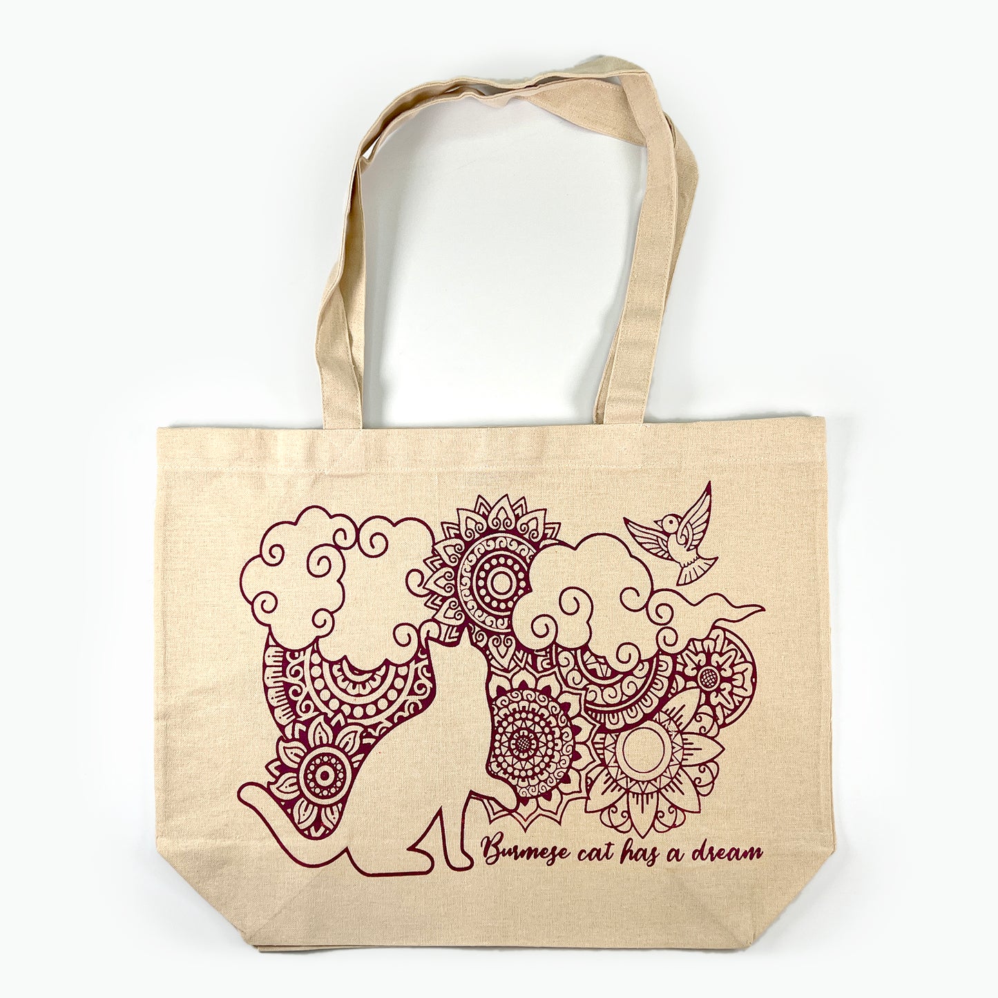 Tote Bag - Burmese Cat has a Dream
