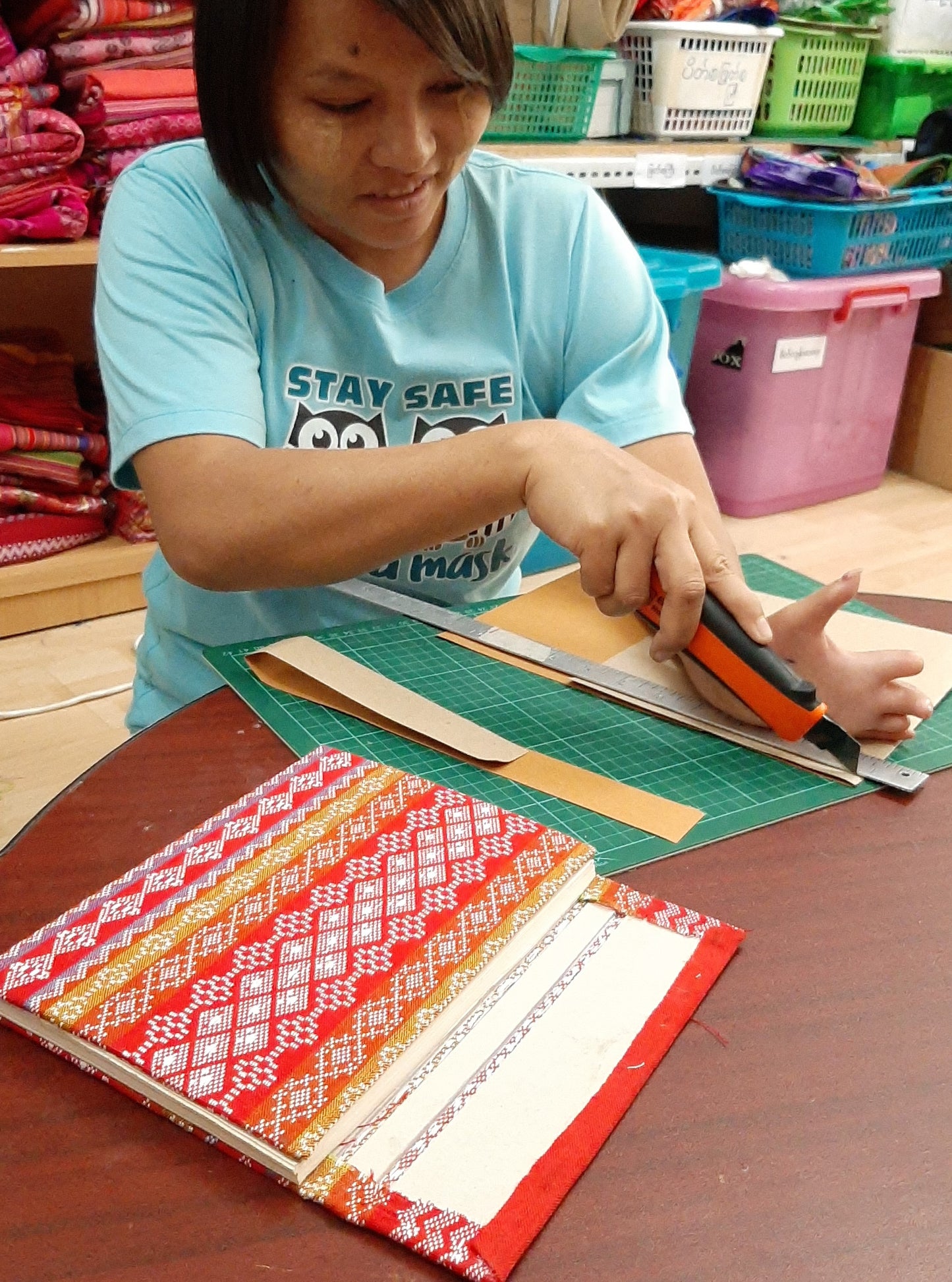 Journal - textile cover
