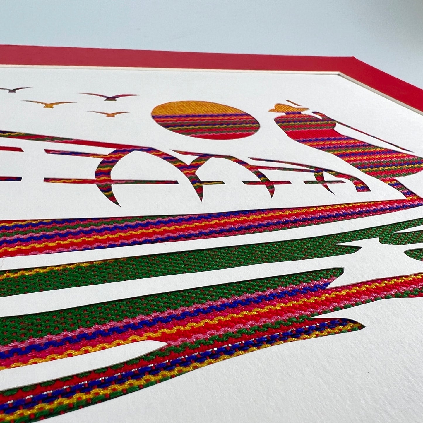 Hand-cut Picture - Myanmar Life: Inle