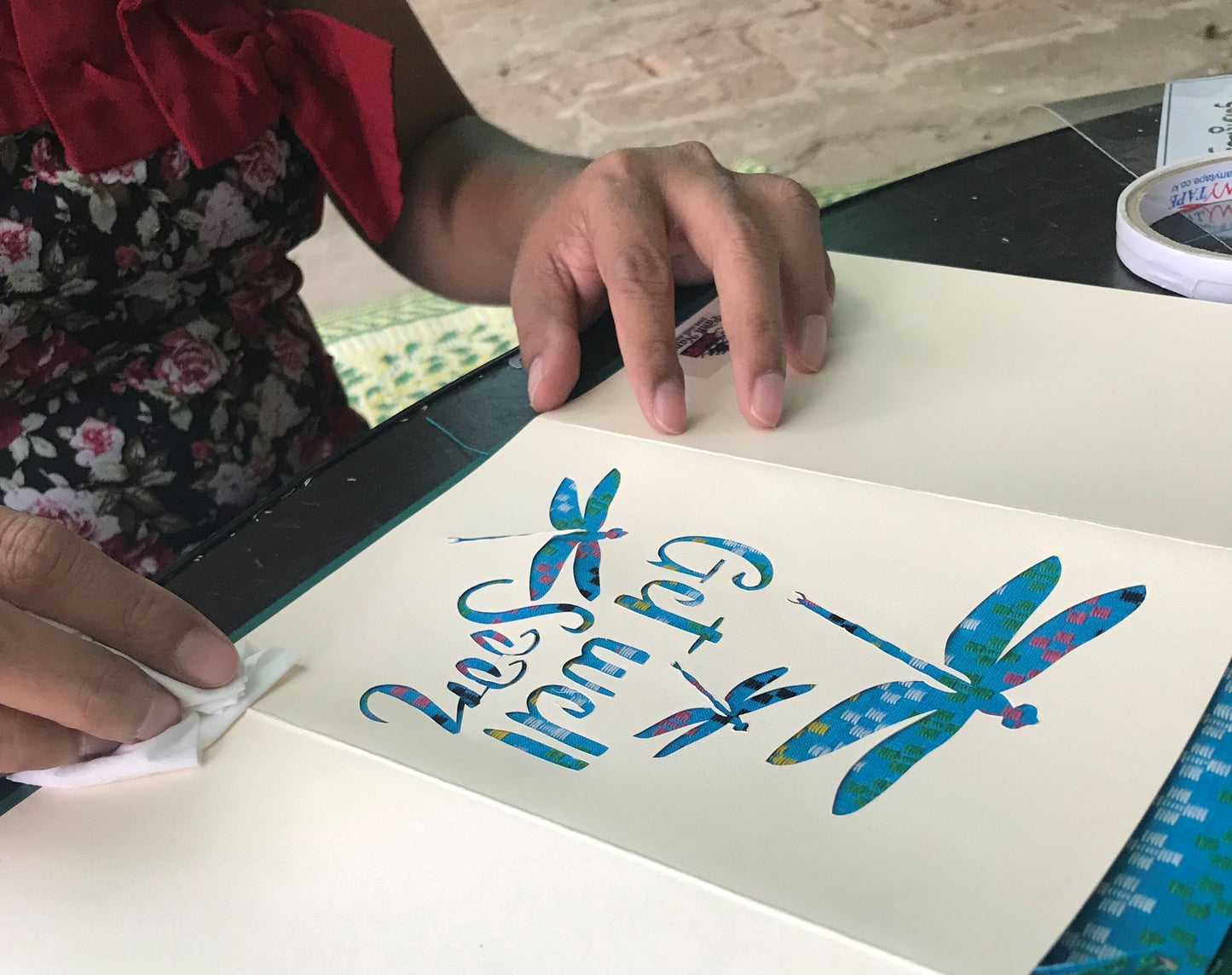Greeting Card - Get Well Soon - Dragon Fly