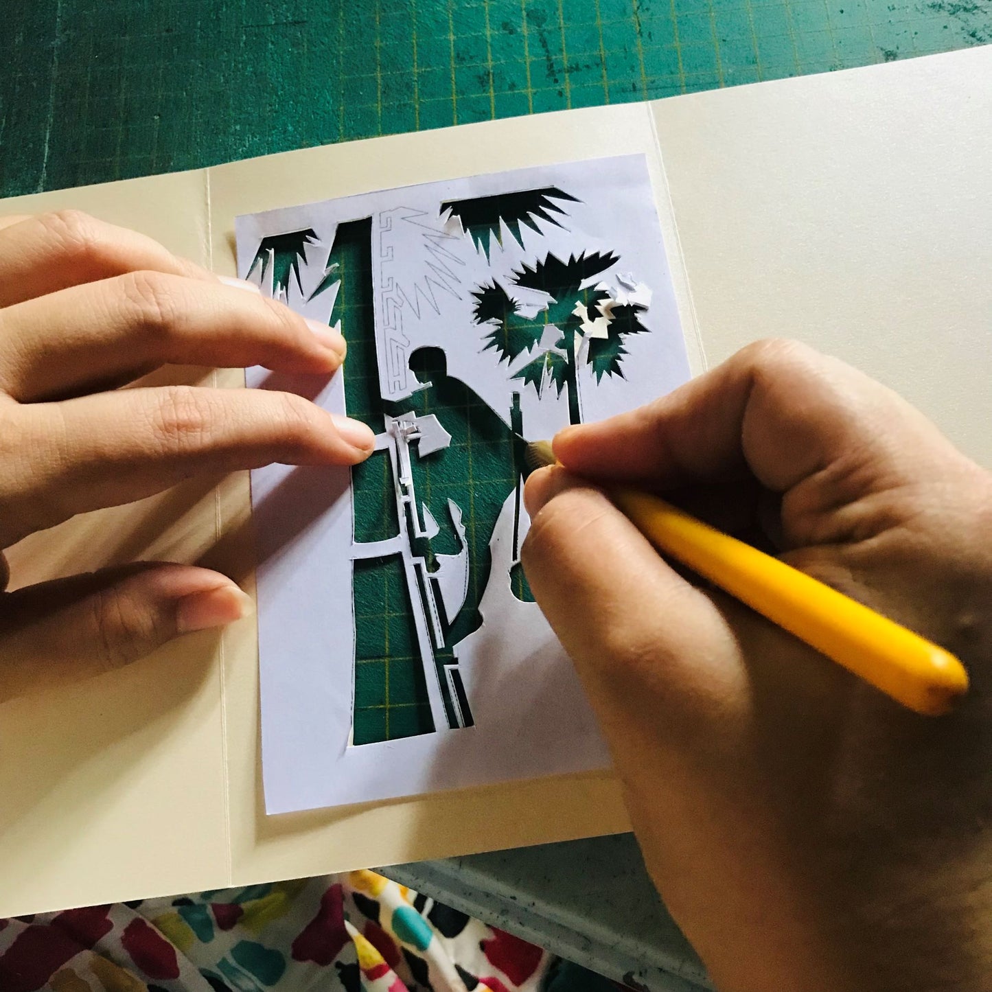 Greeting Card - Myanmar Life: Htan Nyat