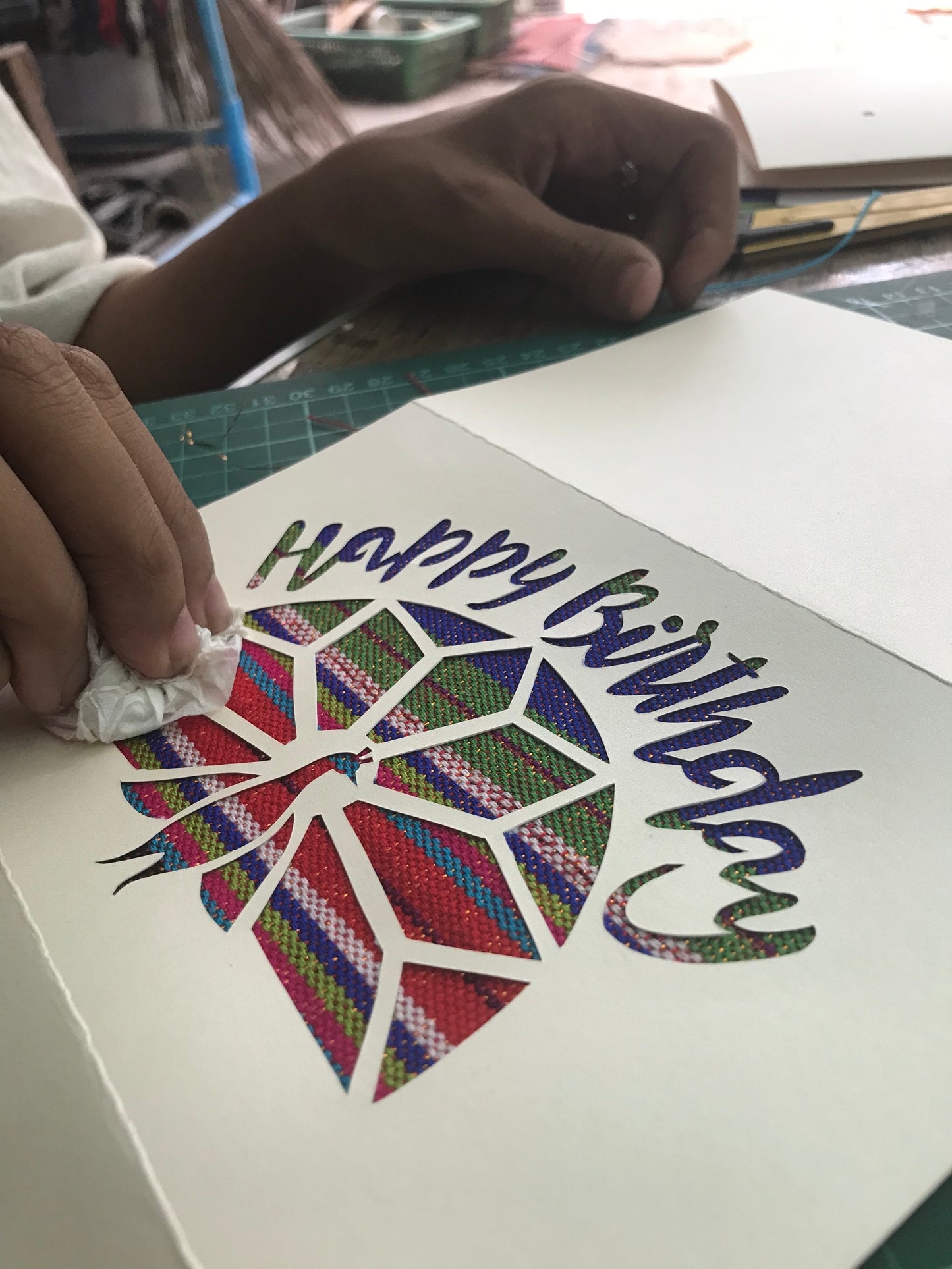 Birthday Card - Peacock