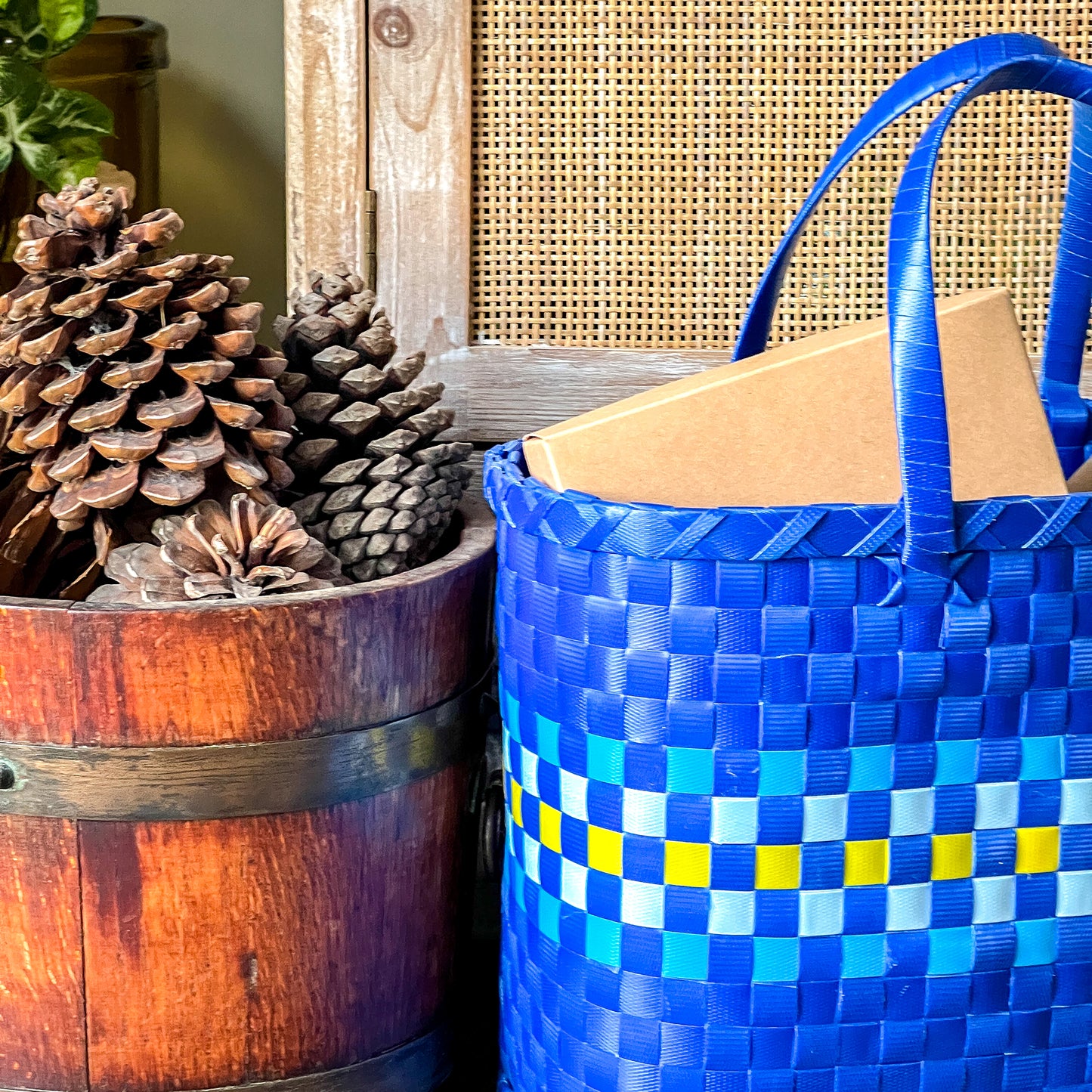 Recycled Plastic Basket - Large