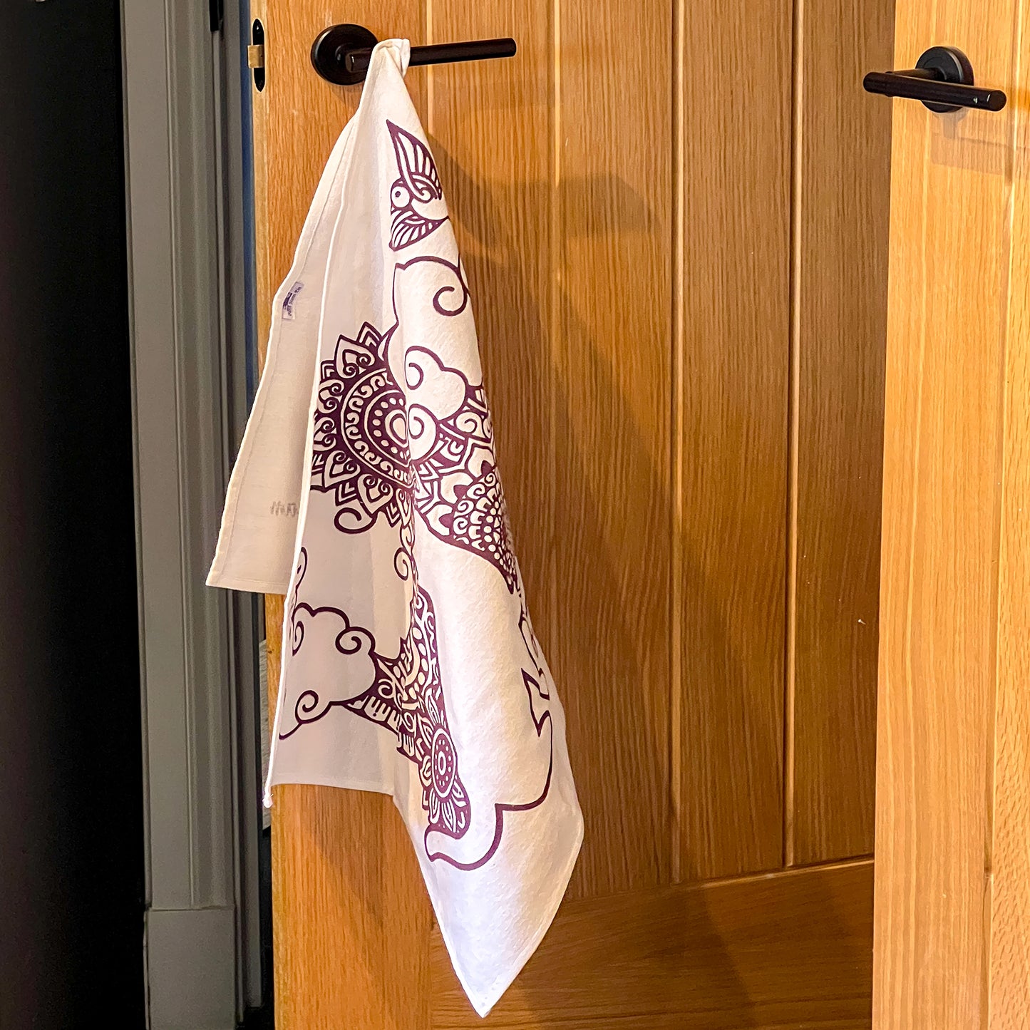 Tea Towel - Burmese Cat has a Dream
