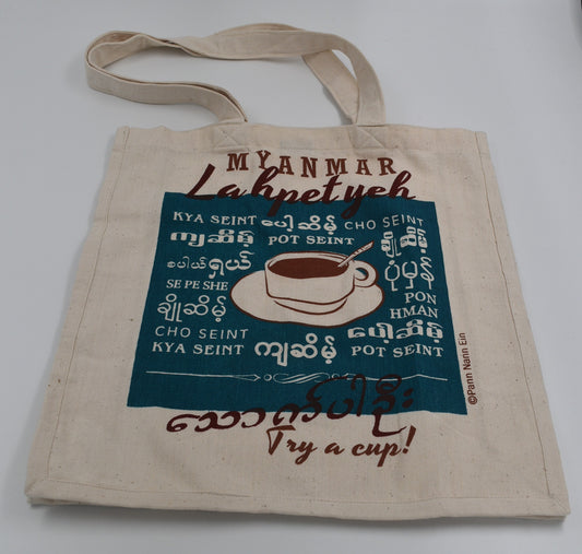 Tote Bag - Burmese Tea