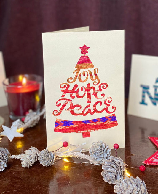 Christmas Card - Joy Hope Peace