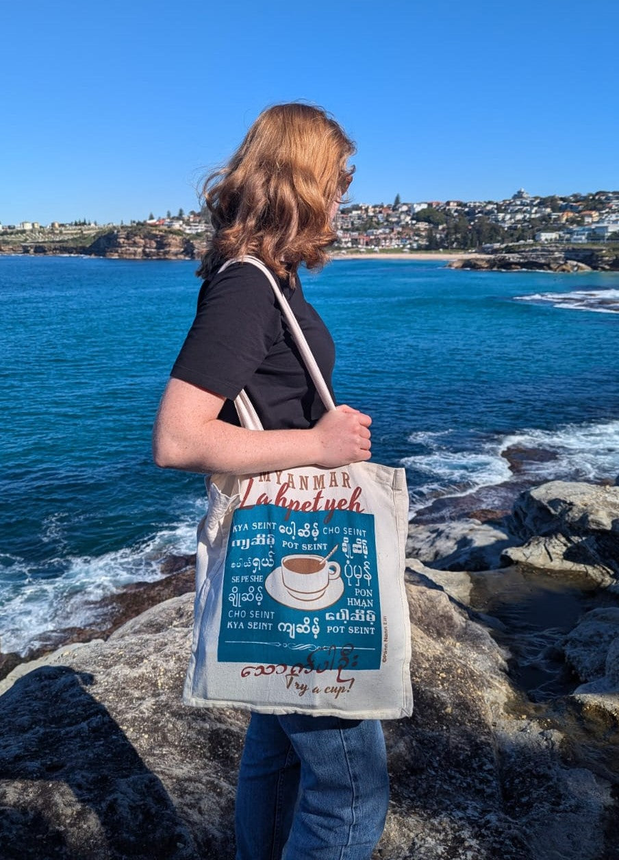 Tote Bag - Burmese Tea