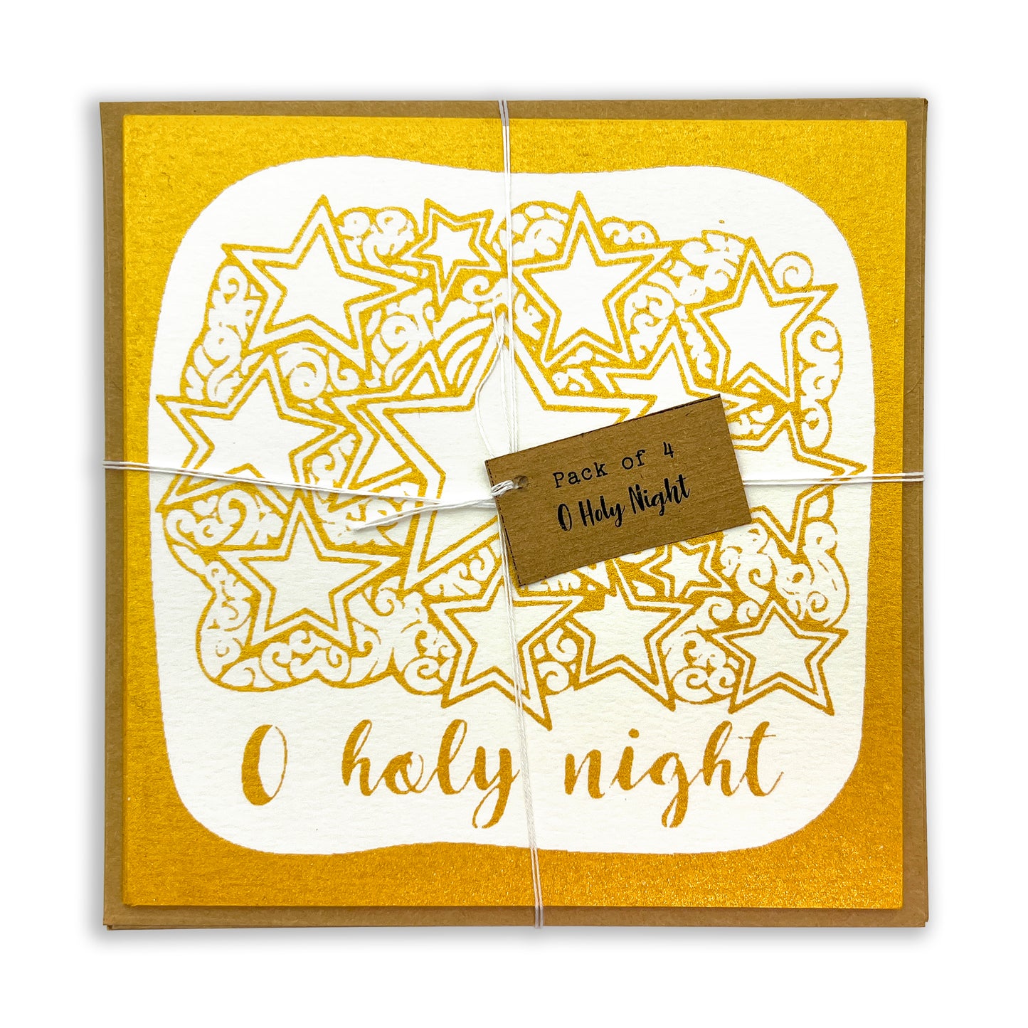 Christmas Card (hand-printed) - O Holy Night