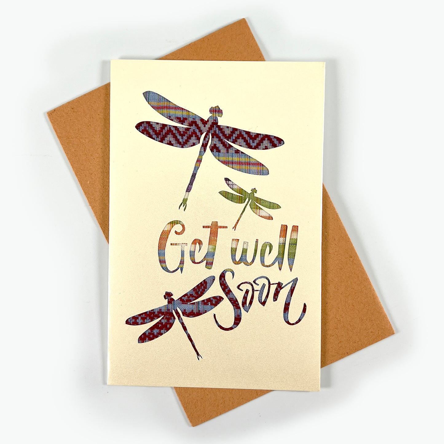 Greeting Card - Get Well Soon - Dragon Fly
