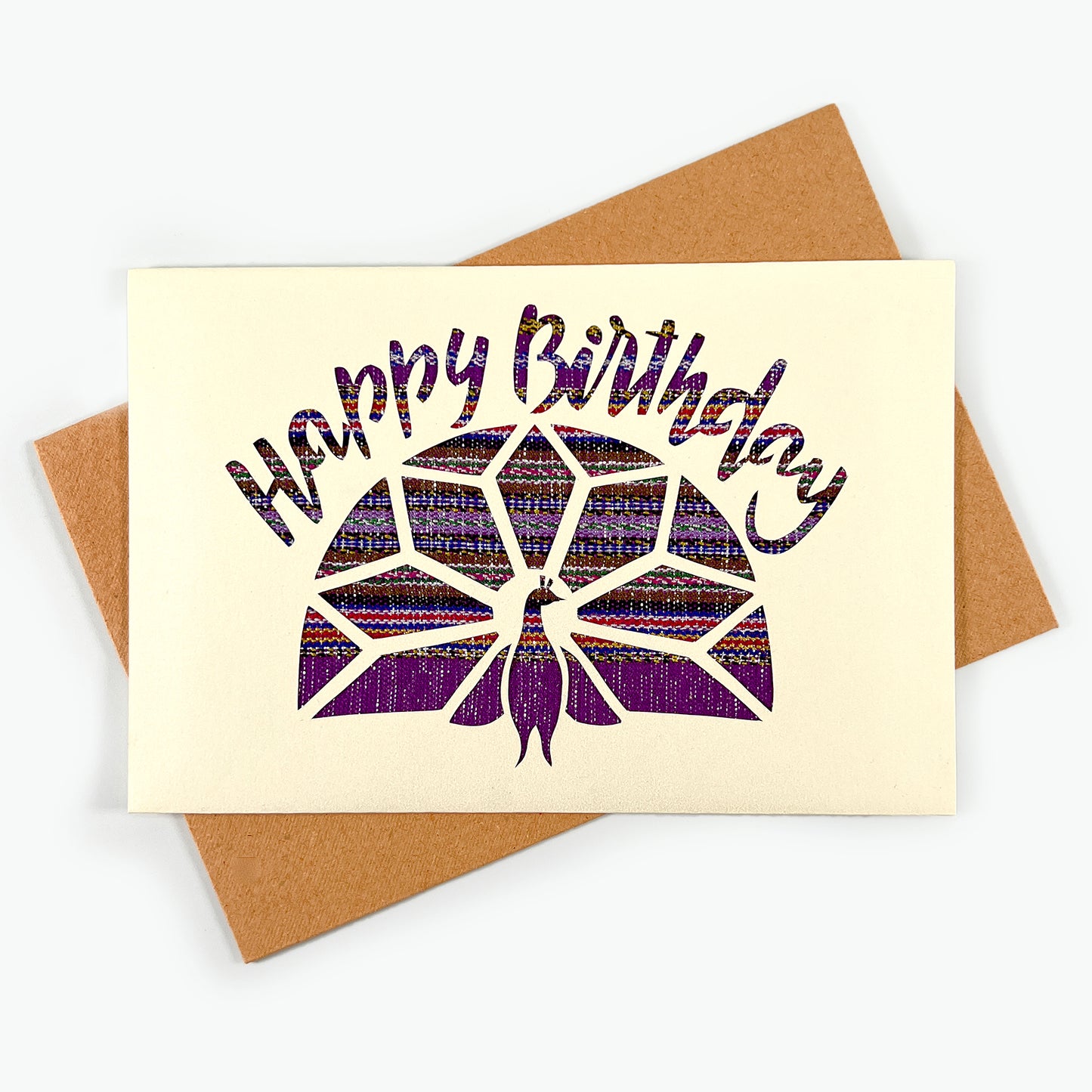 Birthday Card - Peacock